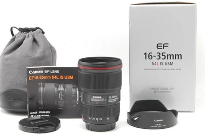 [Fast unbenutzt] Canon EF 16-35mm f/4 L IS USM Weitwinkel AF Zoomobjektiv aus JAPAN - Bild 1 von 4