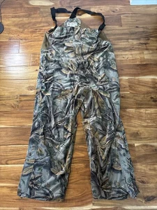 VTG Columbia Bibs Pants Size XL Rare Camo Pattern Hunting Fishing - Picture 1 of 13