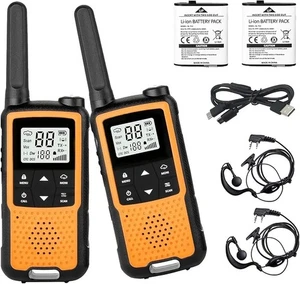 Walkie Talkie Rechargeable, Greaval PMR446 Two Way Radio, 22 Channels Long Range - Picture 1 of 9