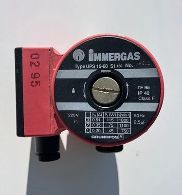 IMMERGAS CIRCOLATORE POMPA  UPS 15-60      GRUNDFOS - Immagine 1 di 2