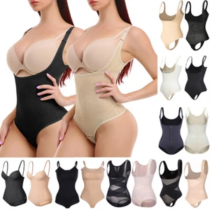 Laides Women Seamless Full Body Shaper Tummy Control Shapewear Slimming Bodysuit - Picture 1 of 91