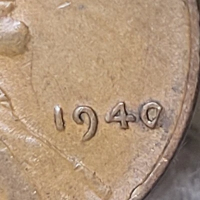 1940 Lincoln Cent Date Error  Coin Wheat Cent Penny - Image 1 of 4