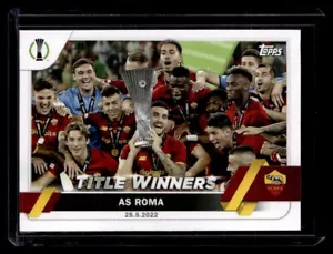 2022-23 Topps UEFA Champions League Club Competitions #45 AS Roma - Picture 1 of 2