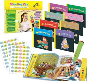 Ophaya Touch and Talk Educational toys w/ 8 Bilingual Books with Over 33 Themes - Picture 1 of 7