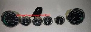 Abarth 52mm Kit- Temp oil + Elect.Oil + Fuel + Amp Gauge+ Speedo+ Tachometer 85 - Picture 1 of 3