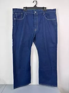 Levi's 501 men's 46W 30L medium wash button fly denim jeans casual *altered - Picture 1 of 10