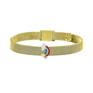 MORELLATO BRACCIALE DONNA MODELLO SENSAZIONI,SAJT71,ACCIAIO ORO,CHARM ARCOBALENO - Foto 1 di 6