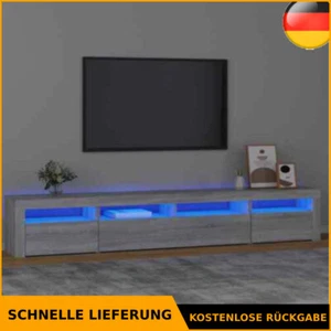TV Schrank mit LED-Leuchten Lowboard Fernsehschrank mehrere Auswahl vidaXL - Bild 1 von 121