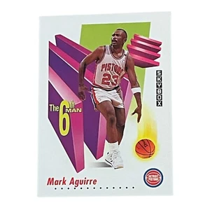 1991-92 SkyBox #439 Mark Aguirre Detroit Pistons NBA Basketball Card - Picture 1 of 2