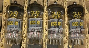 4 x RFT ECC81 12AT7 Tubes - Picture 1 of 3