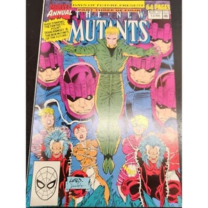 Marvel Annual The New Mutants #6 1990 Comic Book Days Of Future Present - Picture 1 of 7
