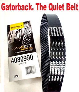 NUEVO Cinturón Serpentine Poly-V The Quiet Belt Gatorback CONTINENTAL ELITE 4080990 - Imagen 1 de 7