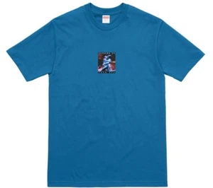 Supreme Cyber Tee Lawnmower Man Deep Blue Mens Size L Summer T Shirt SS17 New - Picture 1 of 8