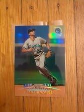 1999 Topps Stadium Club Chrome Refractor Alex Gonzalez #SCC34