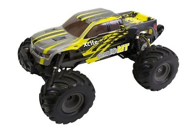 XciteRC One10 Monster Truck À Roues Arrières 2WD RTR Modèle M1:10 Jaune - Photo 1/4