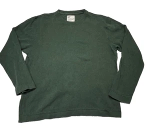 Vintage GAP Sweater Mens Large Green Cotton Crew Neck Casual Long Sleeve Grandpa - Picture 1 of 8