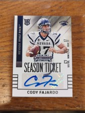 2015 Panini Contenders Season Ticket Rookie Cody Fajardo # 167 Auto 