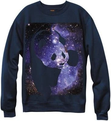 New Enjoi Cosmos Panda Crew Navy Men's Sweatshirt