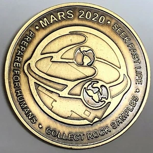 N622 NASA SPACE MÜNZE / MEDAILLE, MARS ROVER MISSION, MARS 2020 - Bild 1 von 2