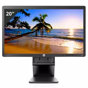 CHEAP 20" INCH MONITOR PC CCTV VGA DVI DISPLAYPORT WIDESCREEN - Picture 1 of 6