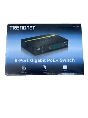 TRENDnet GREENnet (TPE-TG80G) 8-Ports Wall-mountable Switch - Image 1 of 4