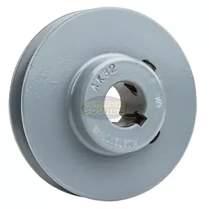 3.25" Single Groove Pulley V Style Section A Belt 4L 3/4" Shaft AK32-3/4 - Picture 1 of 6