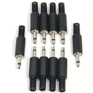 10-Pack TS Mono Male Plug 1/8" 3.5Mm Solder Type DIY Audio Cable Connector - Picture 1 of 12