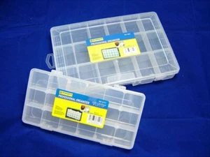 WERKZEUGKASTEN 10,5''/9'' ORGANISER 18 SCHLITZ AUFBEWAHRUNG DIY WERKZEUGKISTE SCHRAUBEN NAGEL - Bild 1 von 6