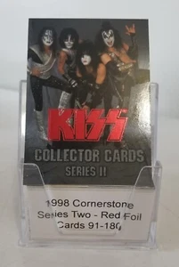 Kiss Cornerstone Series 1998 dos tarjetas rojas - Imagen 1 de 1