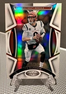 2023 Certified JOE BURROW #/349 SP Silver Holo Mirror🔥Cincinnati Bengals - Picture 1 of 2