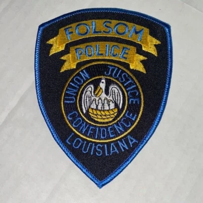 Folsom Police Louisiana Union Justice Confidence Shoulder Patch Foto 1 de 2