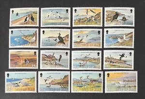 Isle Of Man 1983 To 1985 DEFINITIVES MARINE BIRDS MNH 1p to £1 - Picture 1 of 1
