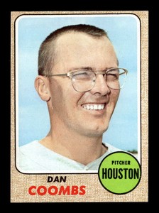 1968 Topps #547 Dan Coombs Houston Astros High Number EX-MT Baseball Card *F575