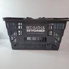 Bed Bath & Beyond Grey Plastic Shopping Basket Retail Store Fixture Vintage 
