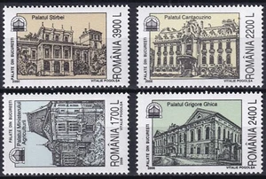 Romania 2000 Architecture 4 MNH stamps - Picture 1 of 1