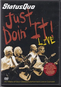 Status Quo - Just Doin' It Live DVD Warner Music Group Germany - Foto 1 di 1