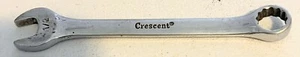 CRESCENT 1/2” 12 POINT POLISHED OPEN/BOX END COMBINATION WRENCH - Picture 1 of 4