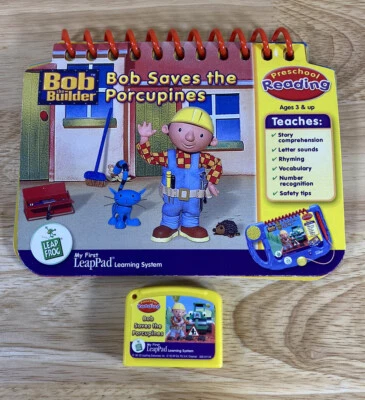 LOT OF 2 Leapfrog Books/Games Thomas & Friends + Builder Bob Saves Porcupines - Image 1 of 4