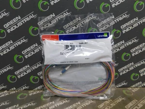 NEW Leviton UPPLC-KIT Economy 12-Fiber Pigtail Kit 1 Mode UPC Polish OS2 LC 3 m - Picture 1 of 4