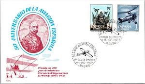 FDC Spain - 50th Anniversary of Spanish Aviation - L41004 - Picture 1 of 2