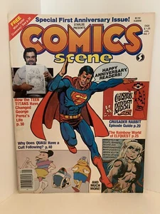 Starlog Presents Comic Scene #7 1983 George Perez Superman Teen Titans ElfQuest  - Picture 1 of 3