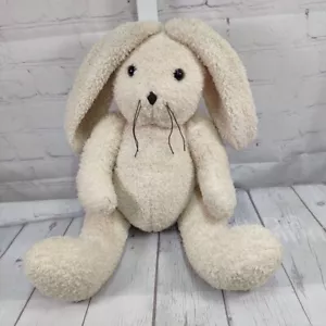 Vintage LUCKSON Rabbit 15" Plush Cream Bunny 1982 Rare - Picture 1 of 8