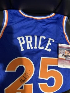Autographed/Signed Mark Price Cleveland Blue Basketball Jersey JSA COA Witness - Picture 1 of 3