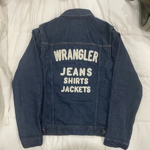 Wrangler Blue Bell Denim Trucker Jacke Herren L Wrangler Jeans Hemden Jacken - Bild 1 von 15