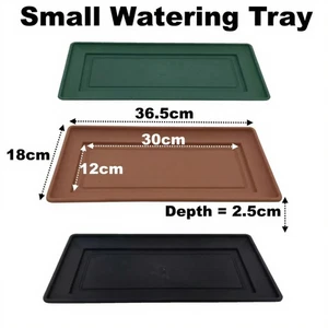 Small Watering Tray Windowsill Plant Pot Planter Saucer Water Drip Base Trays - Picture 1 of 16