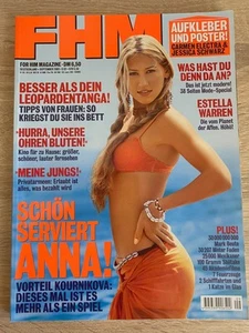 fhm magazin - September 2001 - Anna Kournikova - Poster vorhanden - Bild 1 von 3