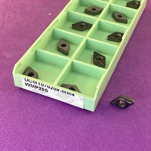 10pc  WALTER DCMT 070208-MM4  DCMT 2(1.5)2-MM4 Carbide Inserts WMP20S🎯Machinist - Picture 1 of 2