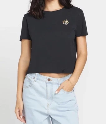 Volcom Cropped Tshirt Size Small  - Image 1 of 4