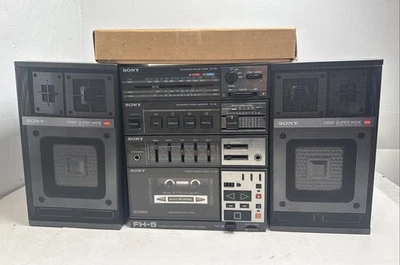 SONY FH-5 RARE 1985 Compact High Density Component System Portable READ - Image 1 of 4