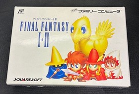 Final Fantasy 1 2 Famicom Japan CIB NTSC-J Retro Rare Classic Square
